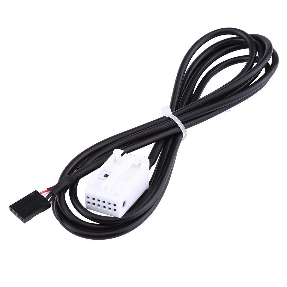 Car USB AUX Switch Socket Wire Harness Cable Adapter For BMW 3 5 Series E87 E90 E91 E92 X5 X6