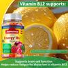Vitamin B12 gummies, rich in vitamin B12 extract, each serving contains 1000 micrograms, suitable for adults.