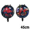 Foil Balloon Baby Birthday Photo Props Cartoon The Avengers Aluminum Film Balloons Happy Birthday Party Balloon Supplies