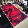 Red Hazbin Hotels Alastor Mouse Pad Pc Gaming Accessories Mousepad Speed Desk Mat Laptop Gaming Mats For Office Carpet Deskmat