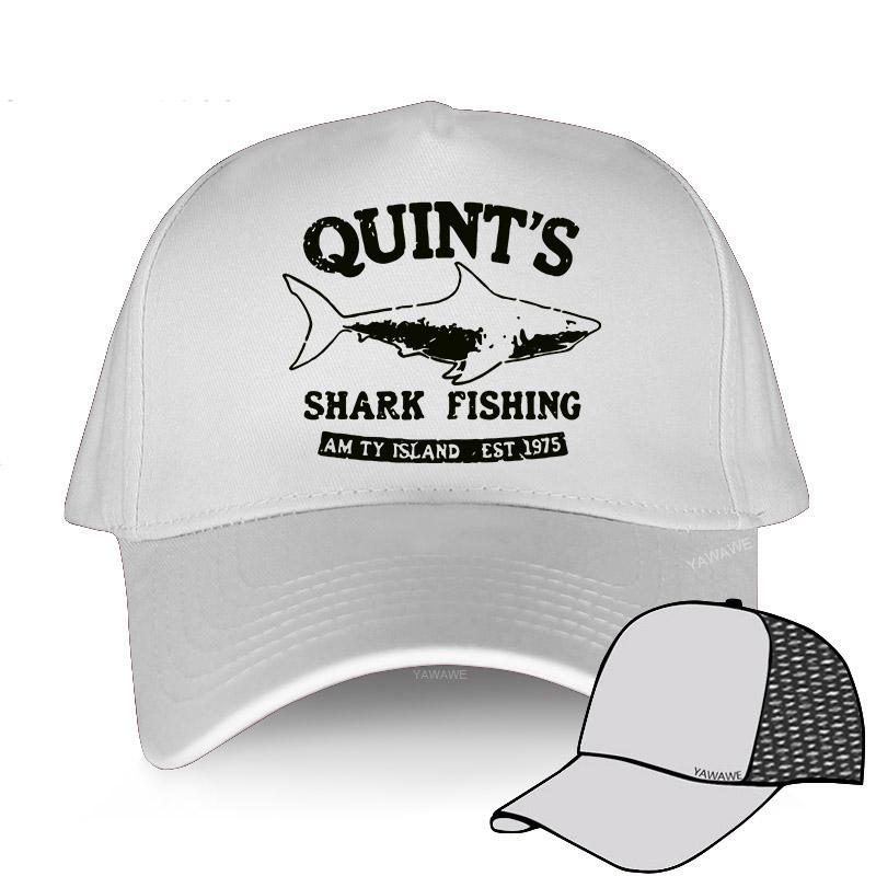 Yeni Eğlence ve rahat Güneş Işığı Quints Shark JAWS Amity Island 1975 Unisex beyzbol şapkaları nefes alabilen açık hava şapkaları