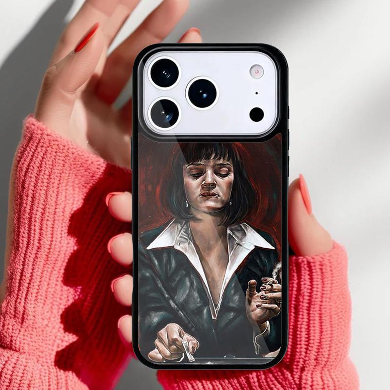 Movie Pulp Fiction Phone Case for iPhone 17 Air 16e 15 14 13 Pro Max Back Cover for 12 11 Pro Coque