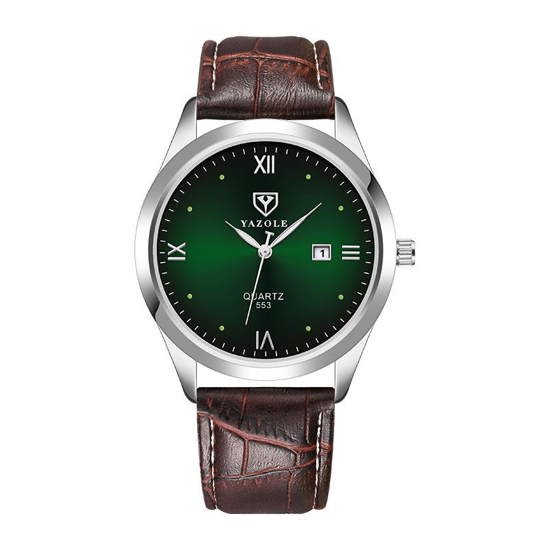 Top Brand New Men's Watch Calendar Luminous Student Watch Men's Fashion Business Watch