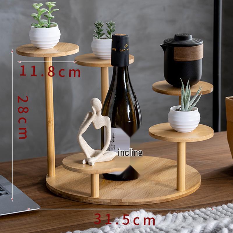 Multi-Layer Flower Stand: Creative Office Succulent Rack for Balcony, Desktop, and Window Sill