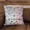 2D Dreamy Star Pattern Decorative Pillow Covers Pattern Cushion Cover Suitable For Sofa Bedroom Car Pillow Cover