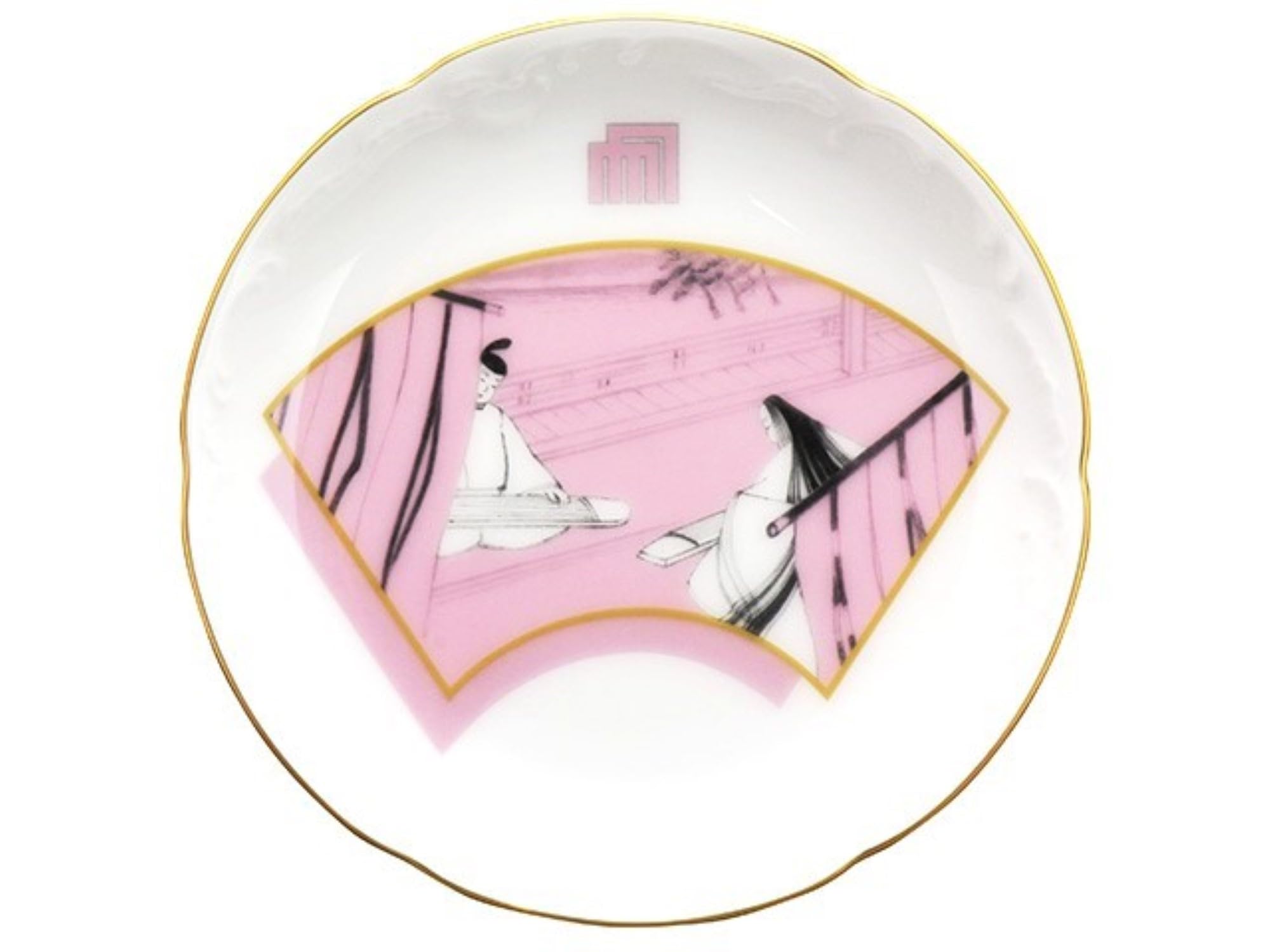 

Окура Тоуэн Эксклюзивный магазин Повесть о Гэндзи Сума 15 см Индивидуальная тарелка, Сделано в Японии, 54H/C314-4