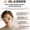 4K 800W HD Camera AI Smart Glasses Men Record Video 3790mAh Battery Languages Translation 3D Music Player Glasses With Camera