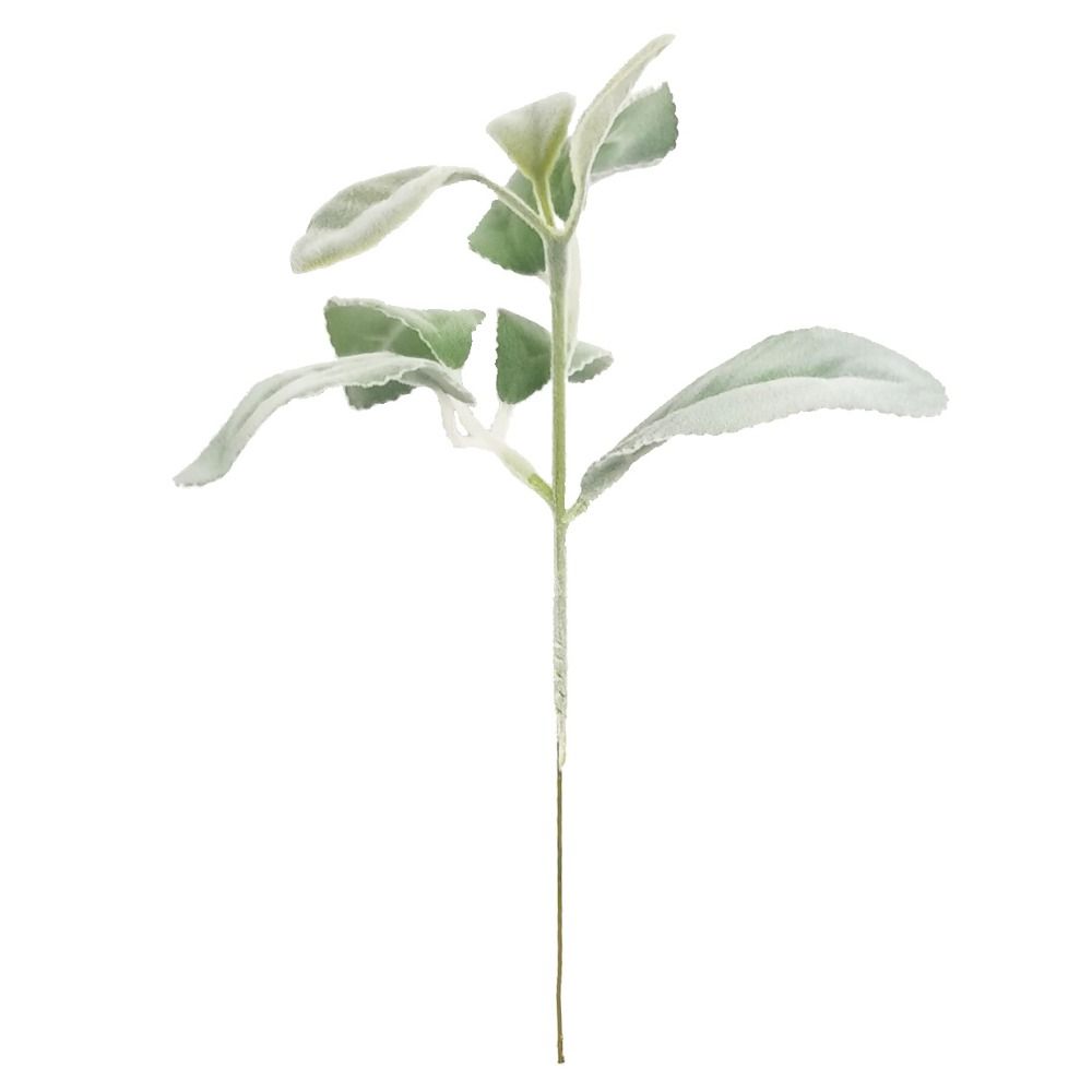 

Элегантная имитация листьев ушек ягненка из пластика, искусственные растения, декор для свадебной вечеринки 24cm