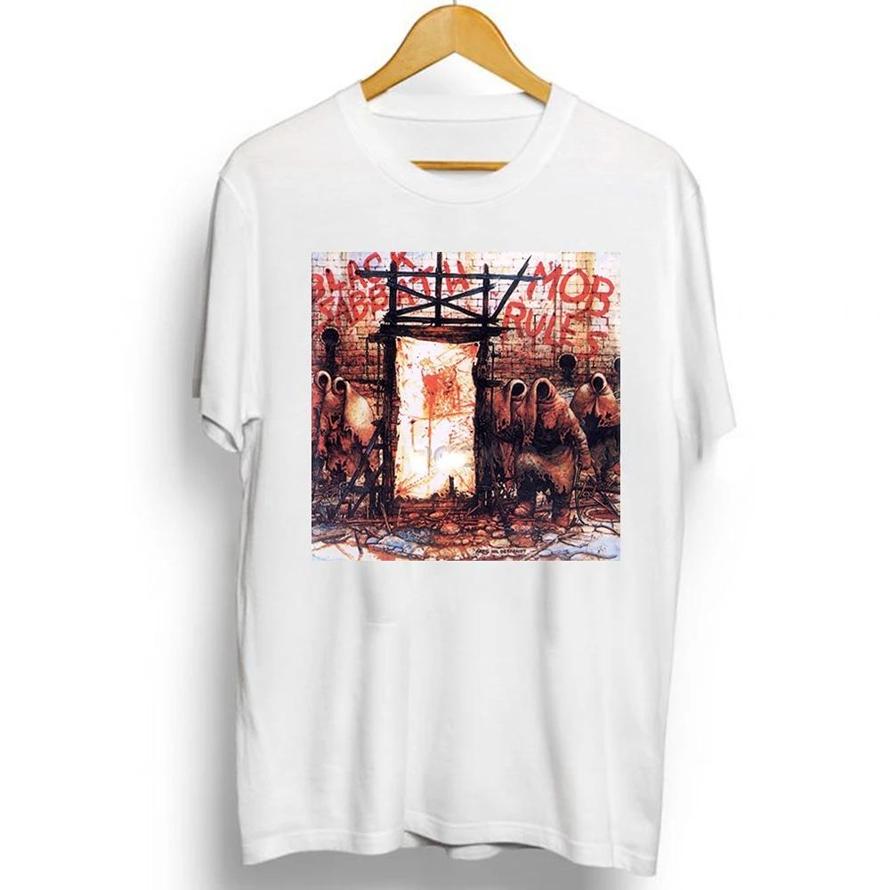 Black Metal Rock Band Casual Pattern T-shirt, Fashionable for Both Men and Women, Summer Print, 100% Pure Cotton Short-sleeved