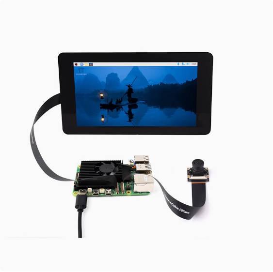 Raspberry Pi 5 Heatsink Fan with Thermal Pad for Active Cooling