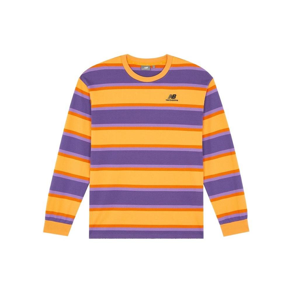New Balance Classic Long Sleeve T-Shirt Asia Sizing  Orange Purple  Unisex 5DC17073-PUR XL