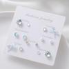 Elegant Butterfly Stud Earrings: Cute, Simple, Versatile Forest-Themed Set for Women (7 Pairs)