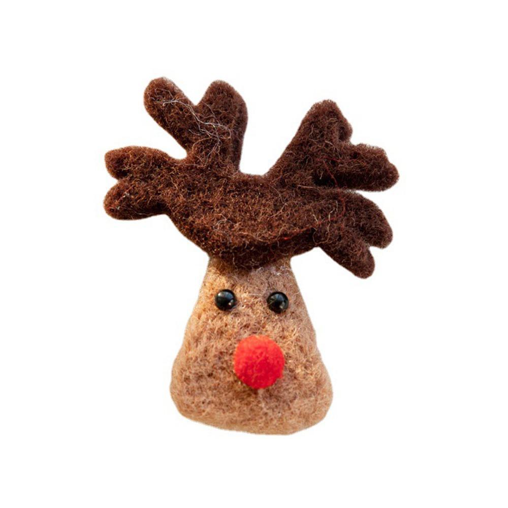 

Олень Снежинка Рождественский Чулок Подвесное Украшение Красный Белый Капля Орнамент Рождественский Подарок deer head