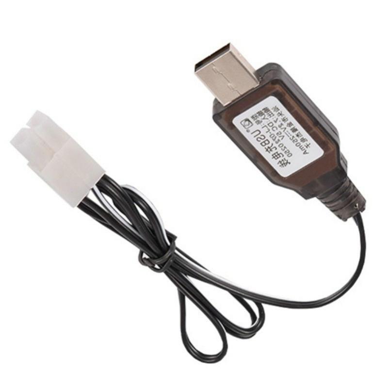 7.2V USB Charger Cable L6.2-2P USB Power Charging Cable Compatible for NiMH NiCD Batteries for Remotes Control Car