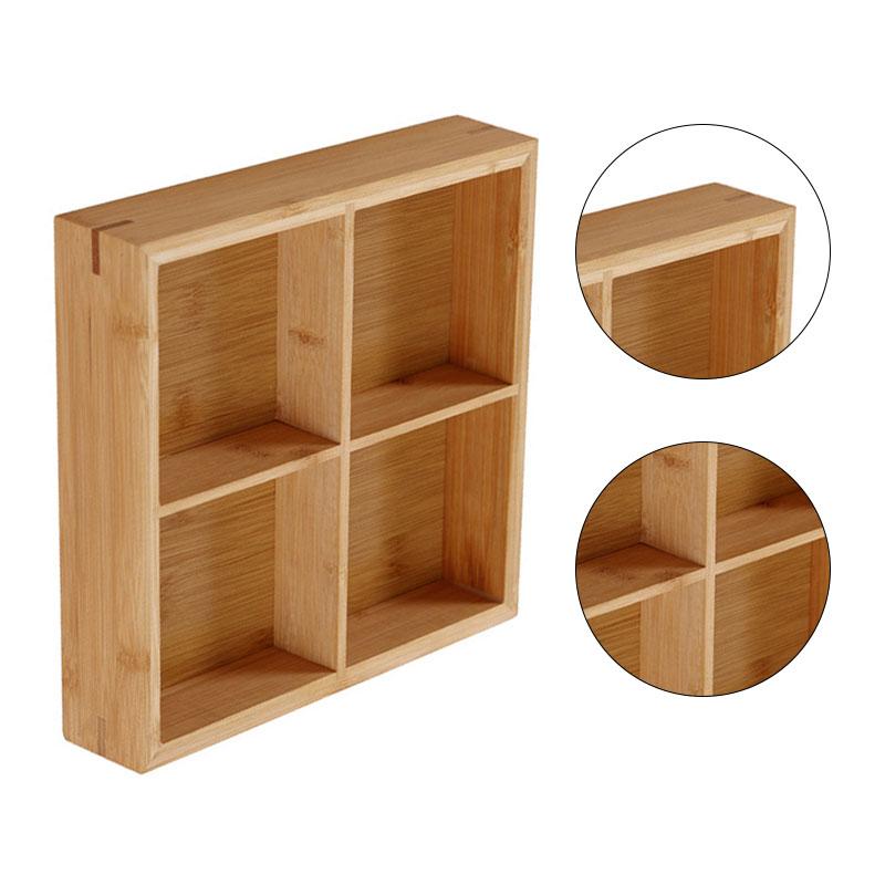 Vassoio di Legno Diviso Vassoio di Legno Diviso Scomparti Multipli Vassoio da Portata per Ristoranti Hot Pot Piatto per Sushi Vassoio di Servizio in Legno