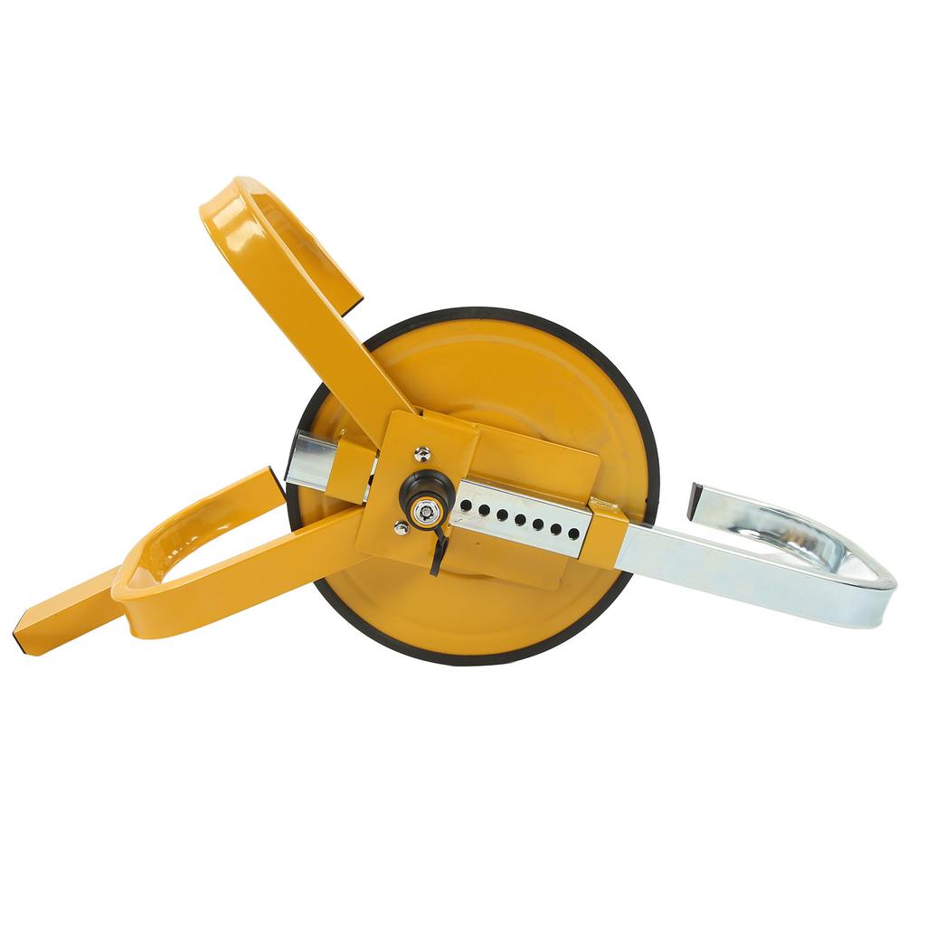 Cerradura Antirrobo para Rueda de Vehículo Abrazadera Ajustable Ajuste Universal para Coche Autocaravana Camión Remolque SUV