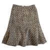 CHANEL COCO Mark wool skirt Brown wool Used