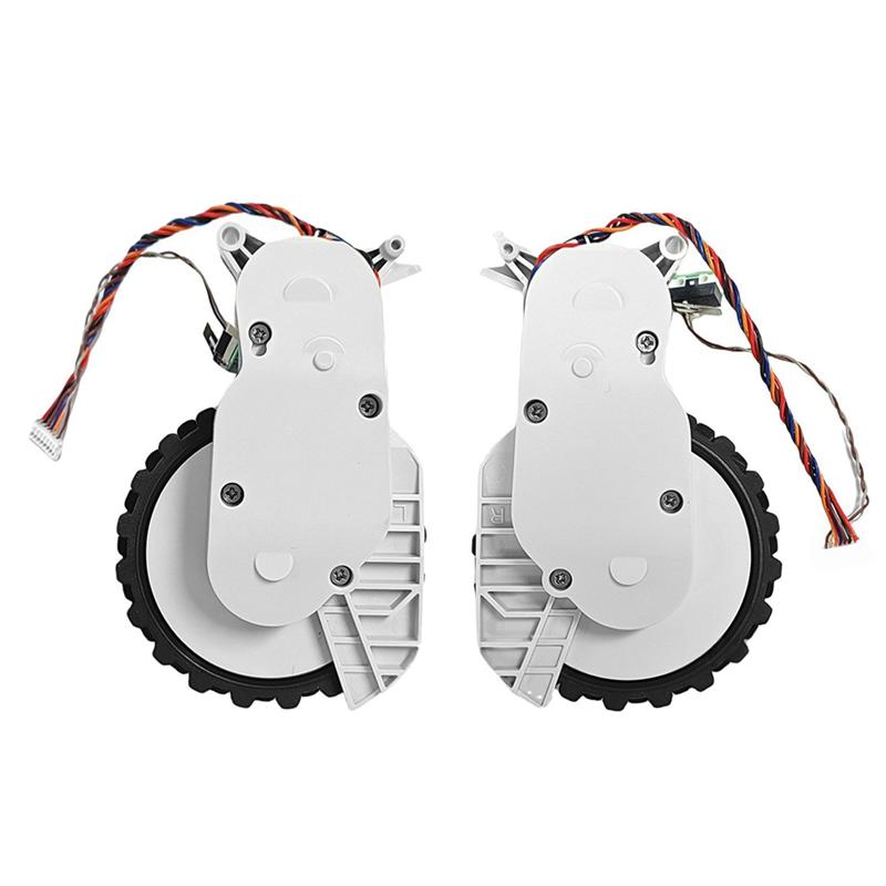 A65T-Левое и правое сменные колеса для Xiaomi для Mijia 2C STYTJ03ZHM Запчасти для пылесоса Привод Ходовая Швабра 2 шт.