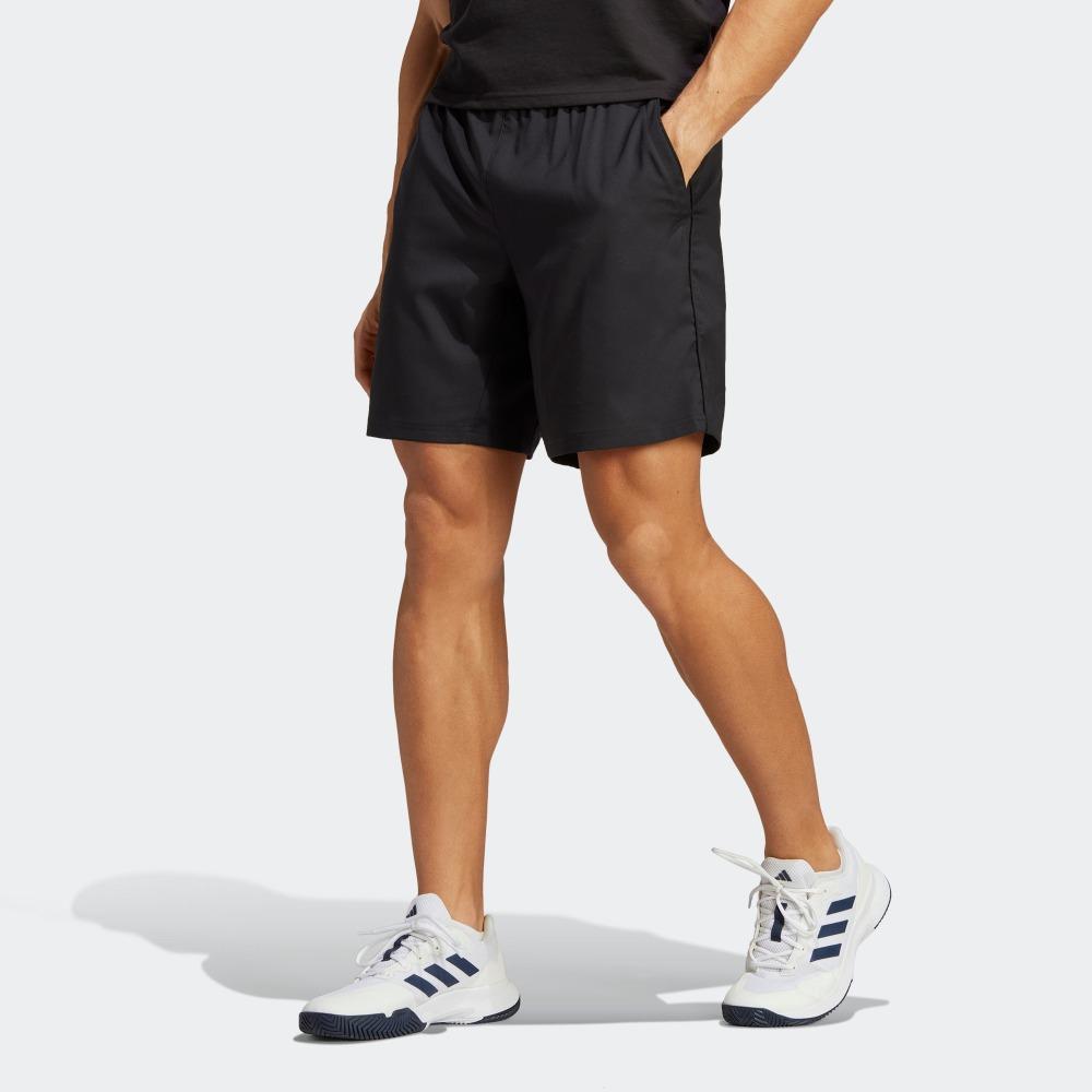 Adidas Solid Color Quick-Dry Tennis Shorts Men Bottoms Black HR8725