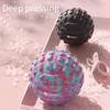 Fascia Massage Ball for Plantar, Waist, Back, and Neck Relaxation - Yoga Fitness Peanut Ball for Foot Arch