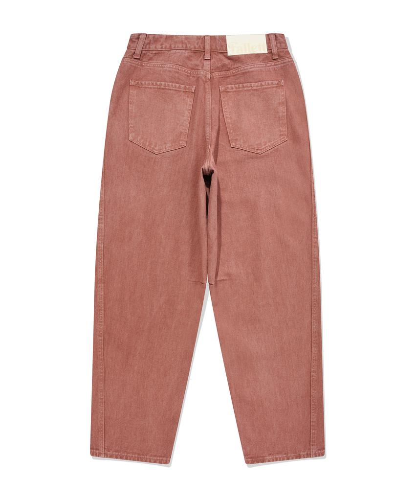 FALLETT Pigment Curved Pants Pink
