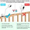 Baby Monitor Mount Compatible with HelloBaby HB6550/HB65/HB66/HB248 ANMEATE SM935E Baby Monitor Camera 15.7-inch Flexible Clip Clamp Mount Long Goosen