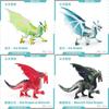Pvc Dragon Figurine Western Mythology Models Ice Dragon Steel Dragon Desktop Decor
