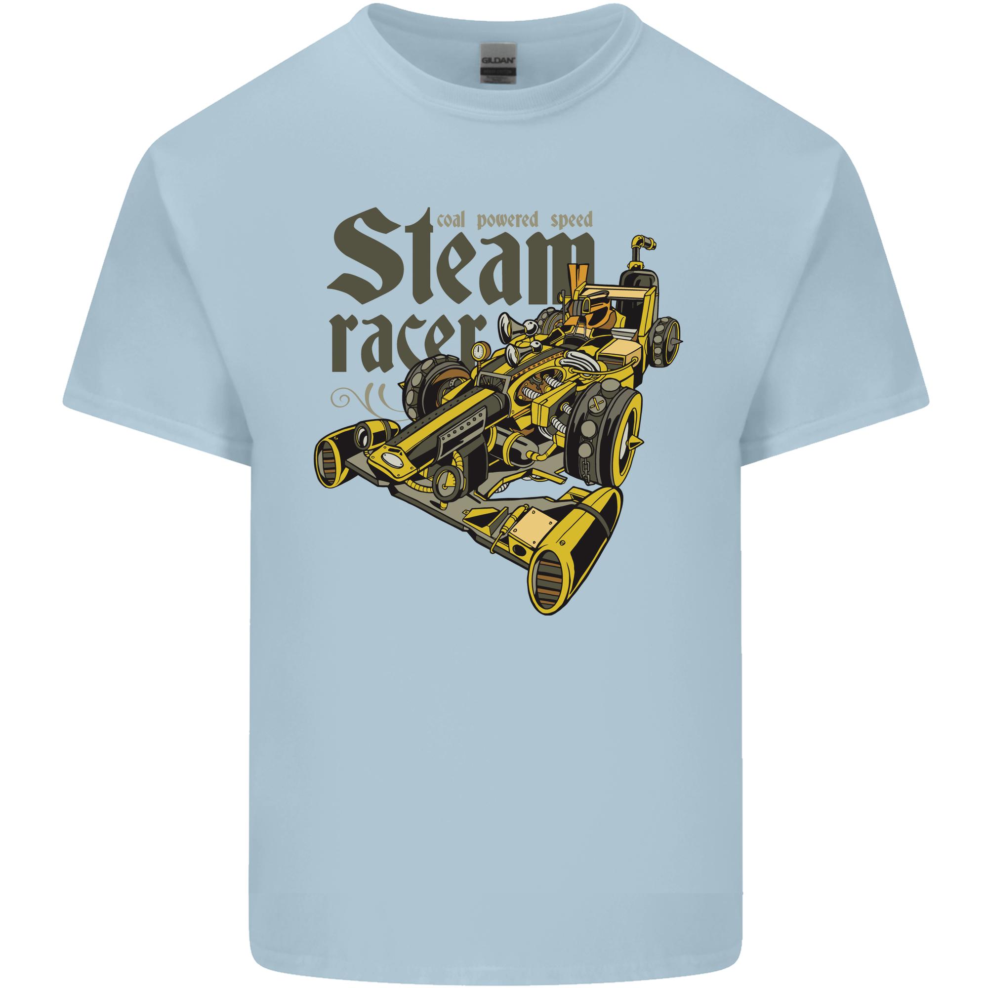 Steampunk Motorsports Racing Car Unisexs Light Cotton TShirt S