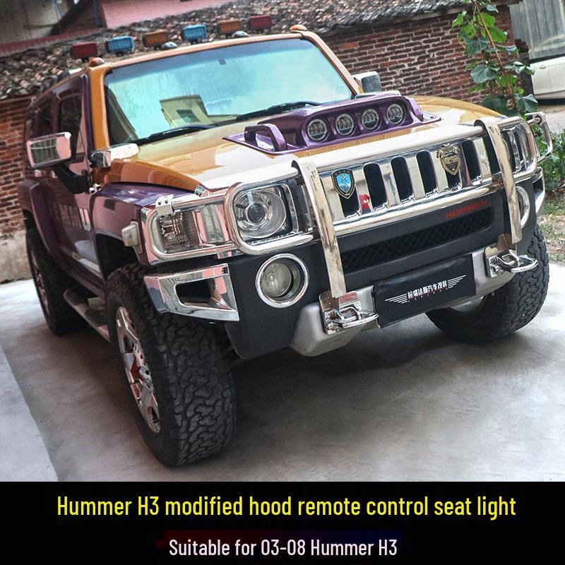 Hummer H3 Hood Scoop Spotlight & Light Kit for Exterior Accessories