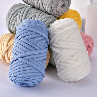 Needlework Crochet Yarn 1cm Thick and Fine Ice Silk Thread Core Filling Yarn DIY Bag Cushion and Other Thread BallHand-knitted Crocheting Material