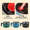 Portable Stainless Steel Ramen Bowl Draining Leakproof Udon Soup Bowl Thermal Insulation Instant Noodle Bowl 4