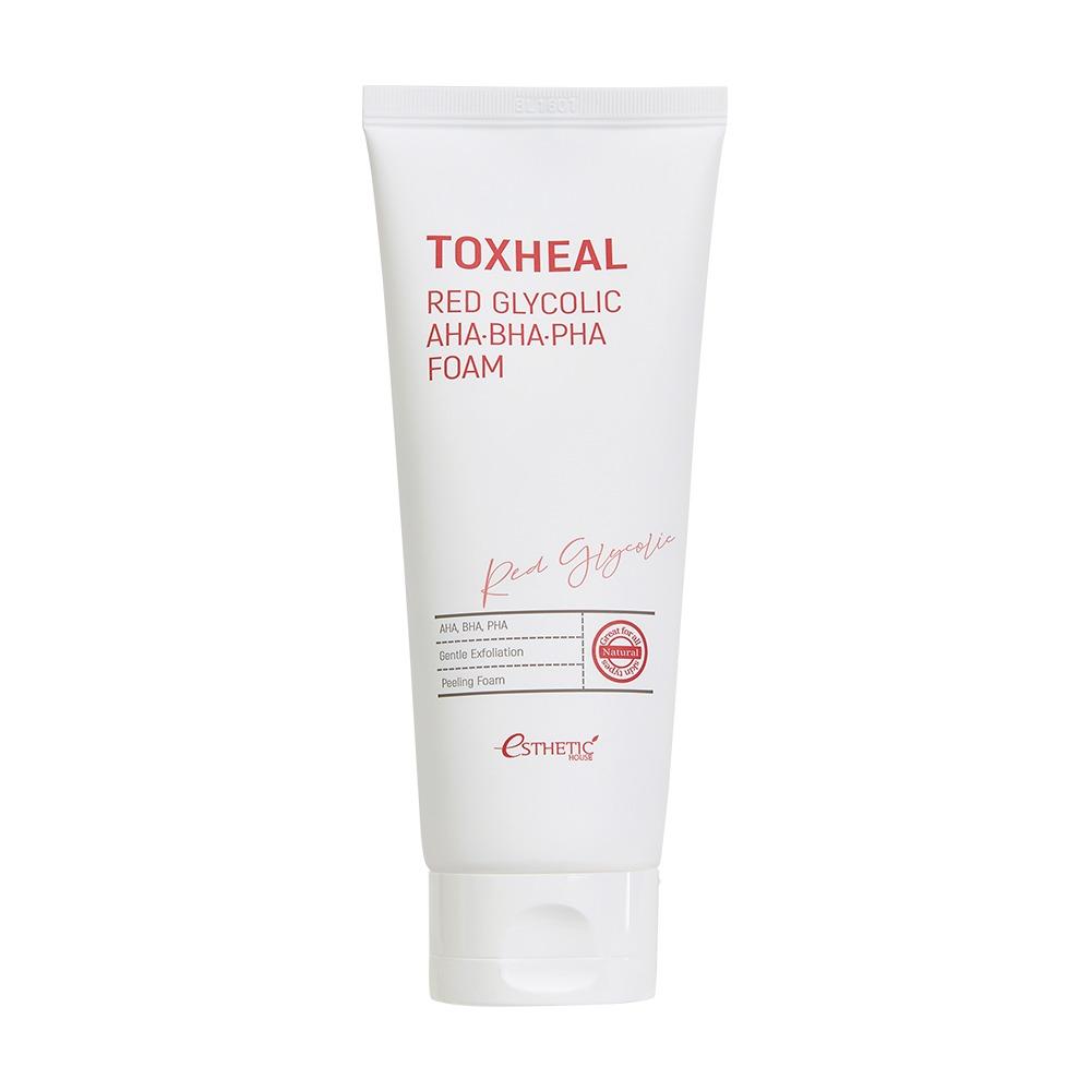 ESTHETIC HOUSE Toxheal Red Glycolic AHA BHA PHA Foam (150ml)