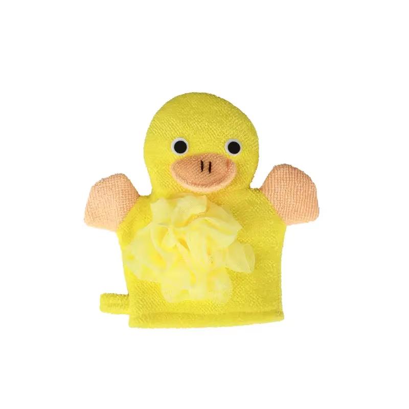 Animal Cute Bathing Gloves Kids Sponges For Bathing Loofah Gloves Shower Kids Body Scrub Hand Puppet Bath Wash Mitt Towel