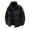 Men's Detachable Hooded Patchwork Plush And Thickened Warm Winter Cotton Jacket