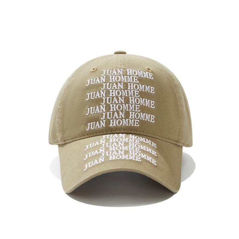 

Trend multi-embroidered baseball caps for men and women high street personality ruffian handsome soft top cap showing small face Adjustable хаки