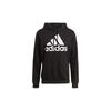 adidas Essentials Big Logo Pullover Hoodie Black/White Men Streetwear GK9540