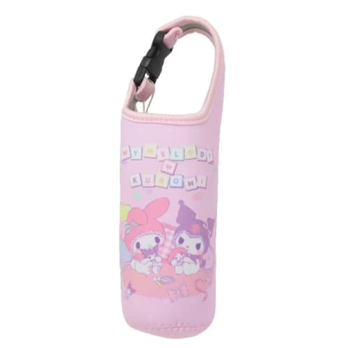 Marushin PET Bottle Cover, Sanrio My Melody, My Melody Fluffy Pink Room, Bottle Cover, Water Bottle Cover, Multi-Holder, Gift, 3335021700