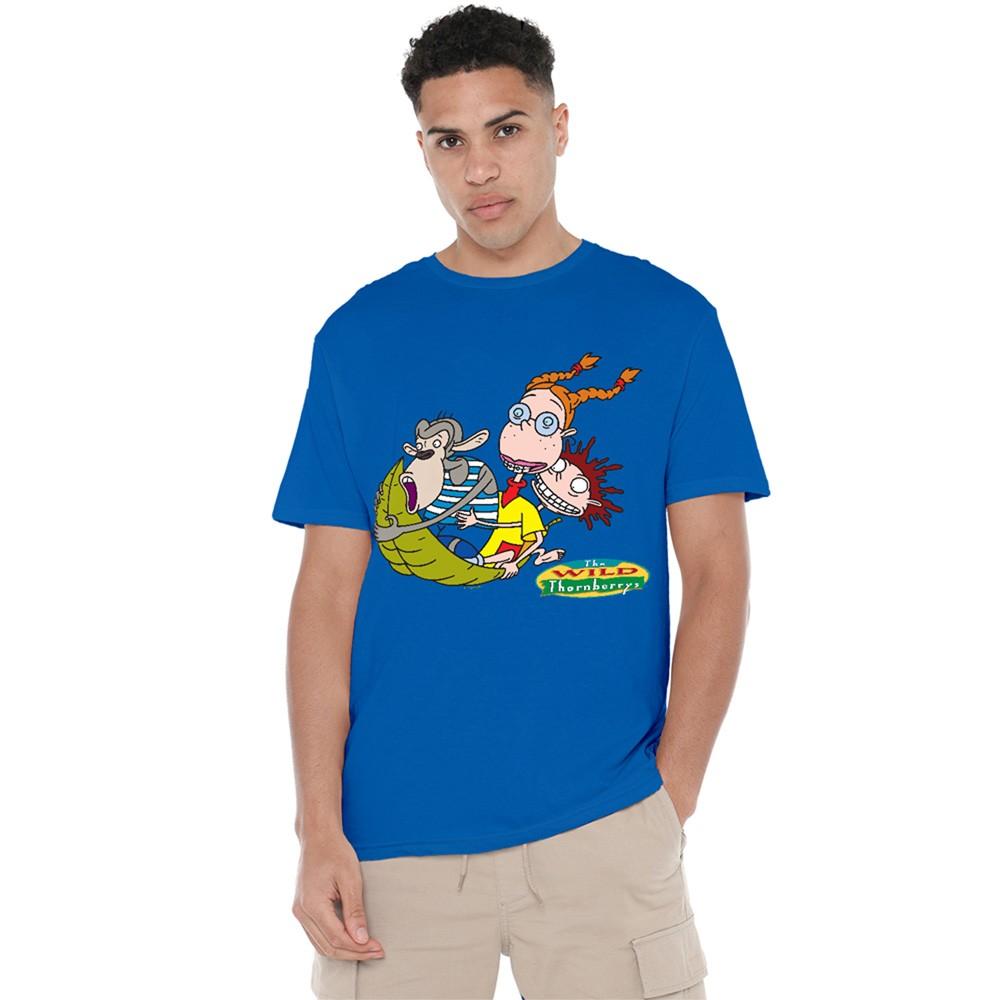 Wild Thornberrys Eliza Darwin Donny On Leaf T-Shirt S-4XL Royal L