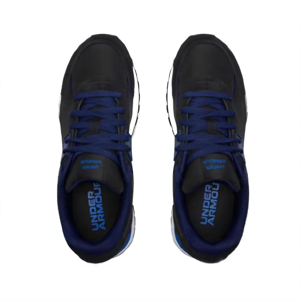 Under Armour Essential Comfortable Simple Atmospheric Wrap Low-Top Casual Shoes Men sneaker Black 3028408-002
