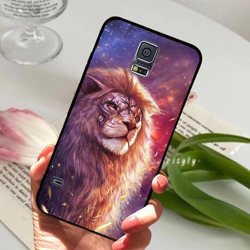 Für Samsung Galaxy S5 Hülle S 5 I9600 SM-G900F Niedliche Bemalte Silikon-Rückabdeckung Für Samsung S5 Hüllen G9006V Schutzhülle