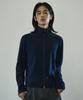 Scrattle_Pixel Two-Way Ribbed Track Jacket [Navy]