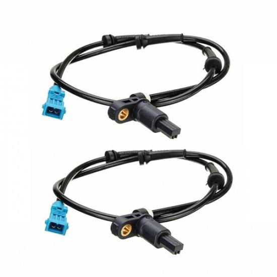 2PCS Wheel Speed ABS Sensor Rear 454577 For Peugeot 206 Hatchback 2A/C 1998-2002