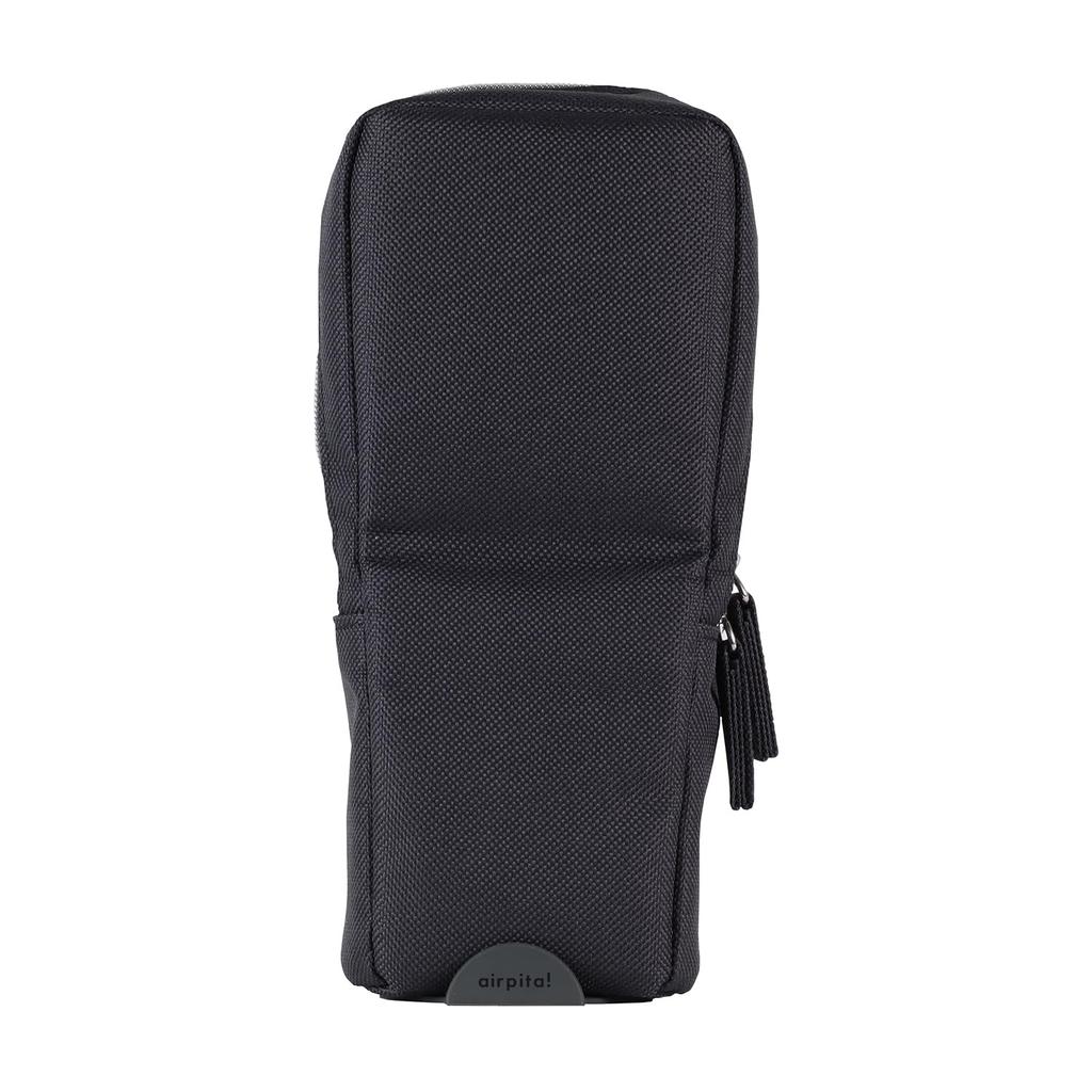 Kutsuwa Air Pita Zipper Pen Case, Black, AK066BK
