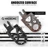 NICECNC Black 57mm Wide Foot Pegs Pedals Rests Dirt Bike Compatible with Suzuki DRZ400S/DRZSM 2000 2001 20002 2003 2004 2005-2020 2021 2022 2023