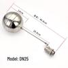 Stainless Steel Adjustable Float Valve DN15-25 for Water Tanks and Towers, 304/201
