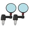 ABLZ-Universal Motorcycle Rearview Mirror For 22Mm Handlebars Side Mirror Modification Accessories