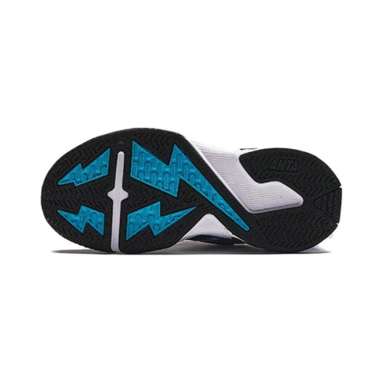 Anta Comfortable Trendy Shock Absorbing Durable Low Top Kids Running Shoes Kids Sneakers Blue 312419961-6