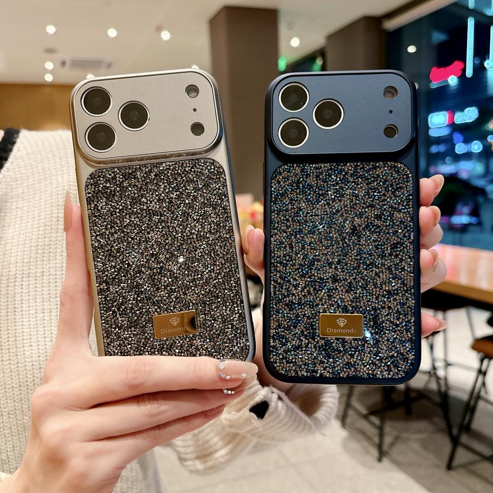 Diamantbesetzte Handyhülle mit funkelnden Strasssteinen auf der Rückseite Für iPhone 17 Pro Max 17 Pro Air 16 Pro 15 + 14 13 Kamera Schutzhülle