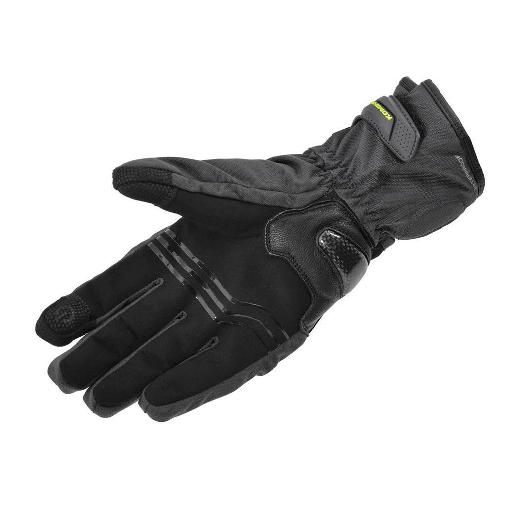 Komine Motorcycle Gloves GK-846 Protective Winter Gloves, Basalt Gray, Size 2XL