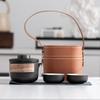 With Carrying Bag Travel Ceramic Teapots Chinese Style Mini Tea Cup Set Porcelain Tea Sets  Office